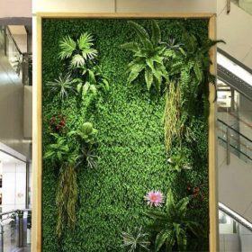 Vách tường cỏ giả trang trí Văn phòng công ty - Thiên Phát Decor cover